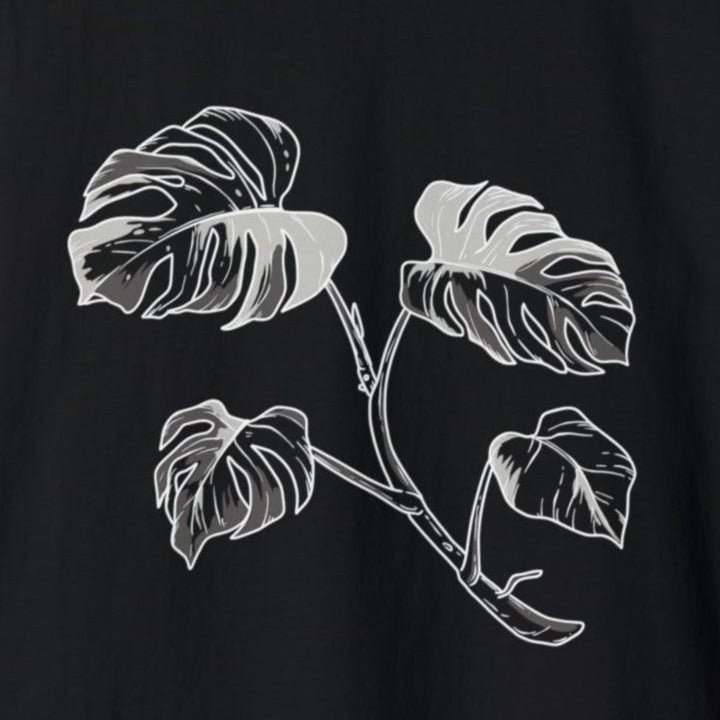 Premium Monstera Albo Plant Art Shirt - Green Grotto